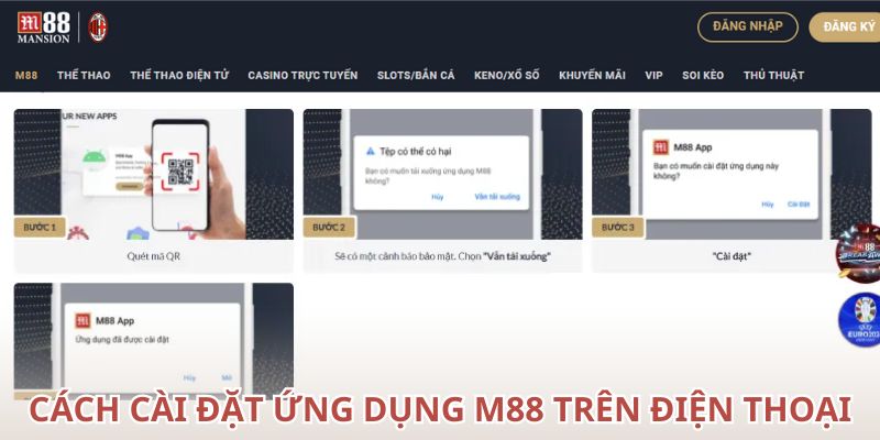 4 bước tải ứng dụng M88 về điện thoại IOS